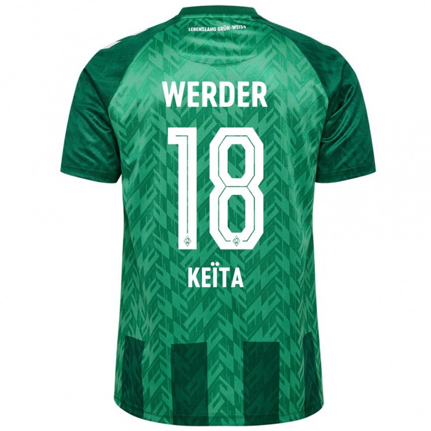 Kinderen Naby Keïta #18 Groen Thuisshirt Thuistenue 2024/25 T-Shirt