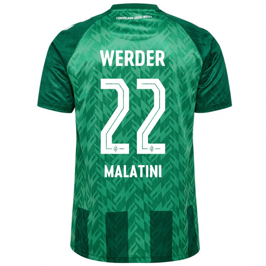 Kinderen Julián Malatini #22 Groen Thuisshirt Thuistenue 2024/25 T-Shirt