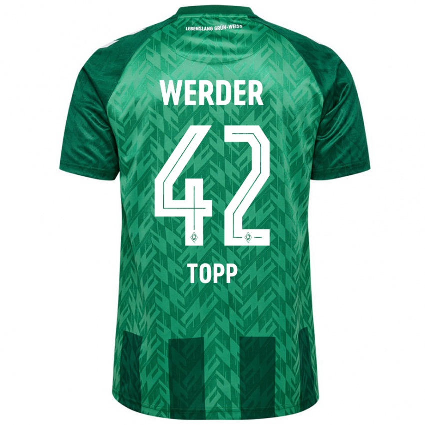 Kinderen Keke Topp #42 Groen Thuisshirt Thuistenue 2024/25 T-Shirt