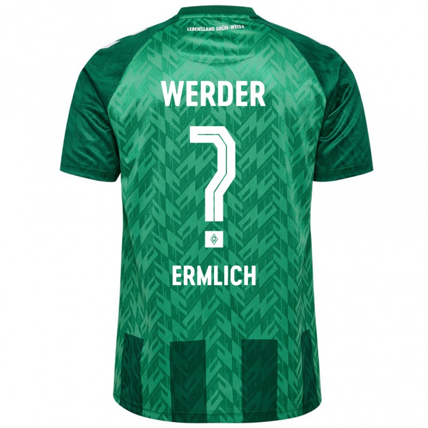 Kinderen Kjell Ermlich #0 Groen Thuisshirt Thuistenue 2024/25 T-Shirt