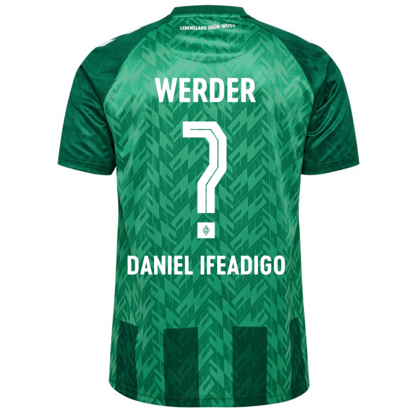 Kinderen Kamsiyonna Daniel Ifeadigo #0 Groen Thuisshirt Thuistenue 2024/25 T-Shirt