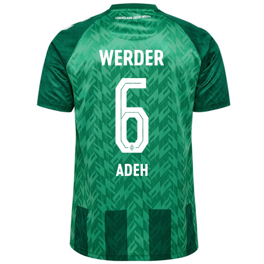 Kinderen Wesley Adeh #6 Groen Thuisshirt Thuistenue 2024/25 T-Shirt