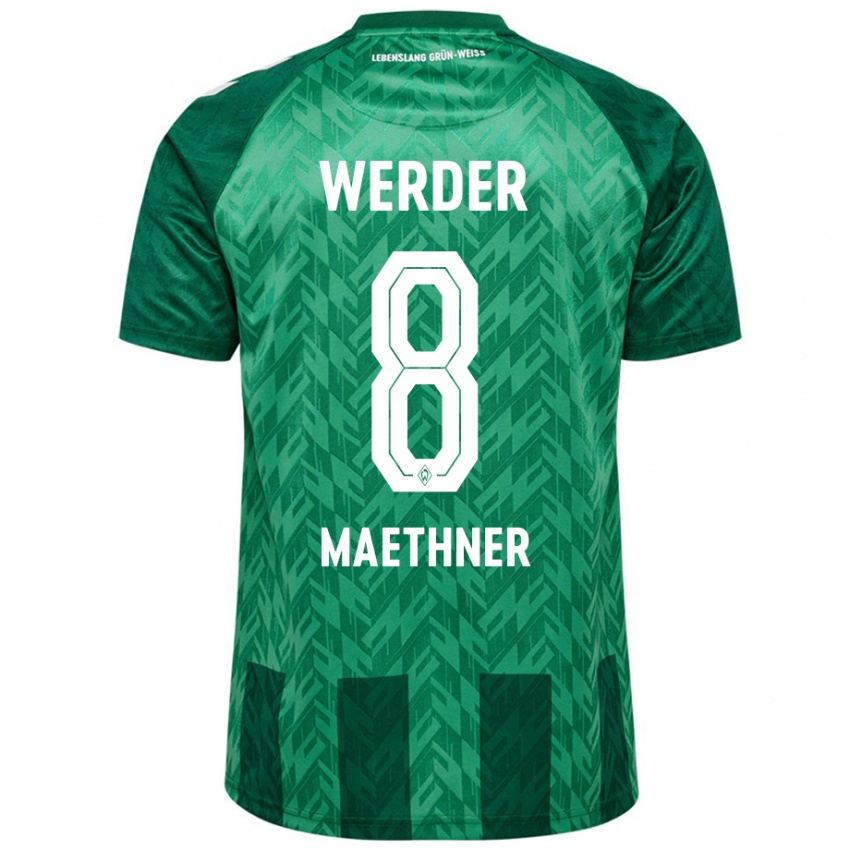 Kinderen Finn Maethner #8 Groen Thuisshirt Thuistenue 2024/25 T-Shirt