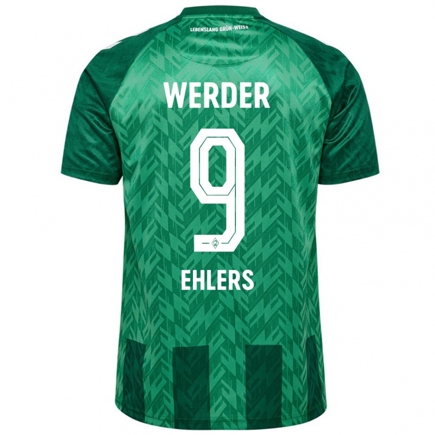 Kinderen Jannic Ehlers #9 Groen Thuisshirt Thuistenue 2024/25 T-Shirt