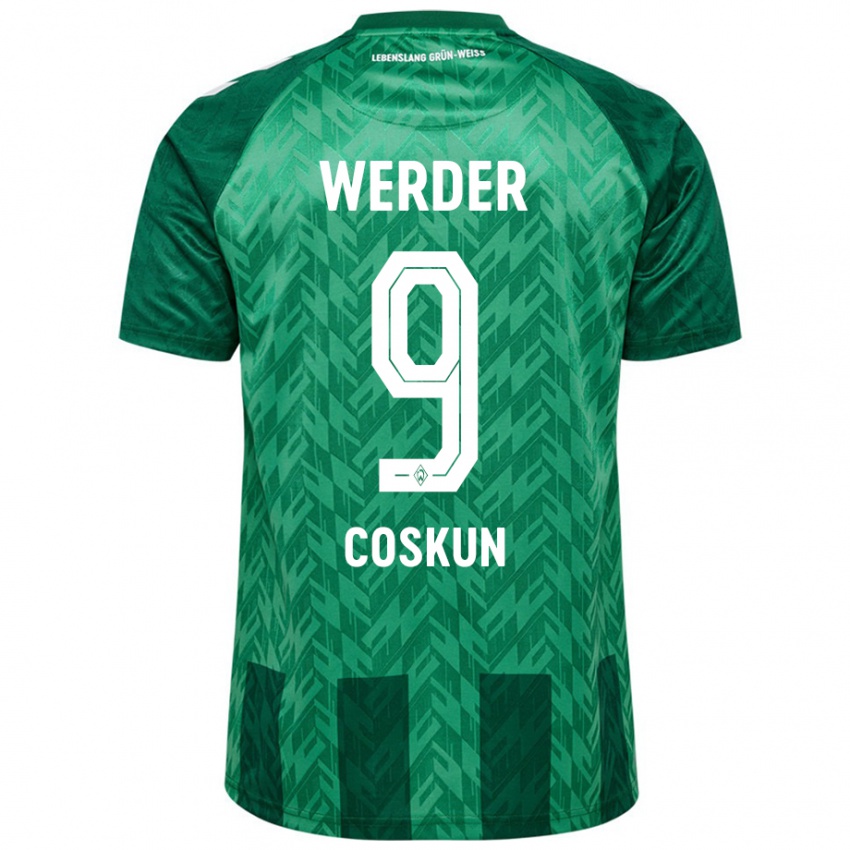 Kinderen Boran-Firat Coskun #9 Groen Thuisshirt Thuistenue 2024/25 T-Shirt