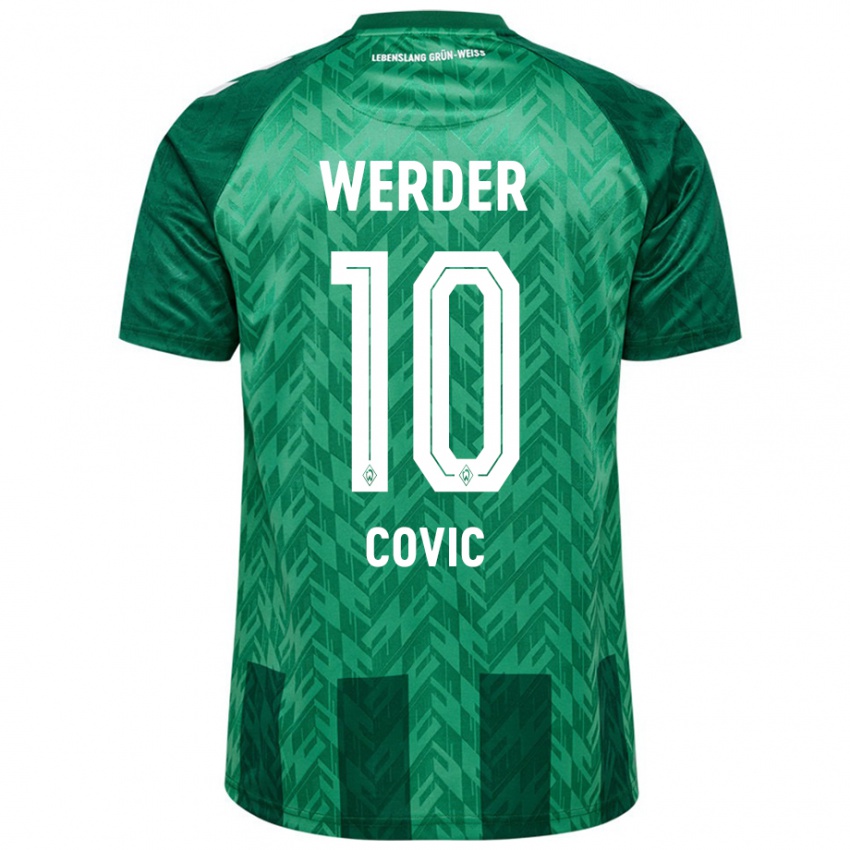 Kinderen Patrice Covic #10 Groen Thuisshirt Thuistenue 2024/25 T-Shirt