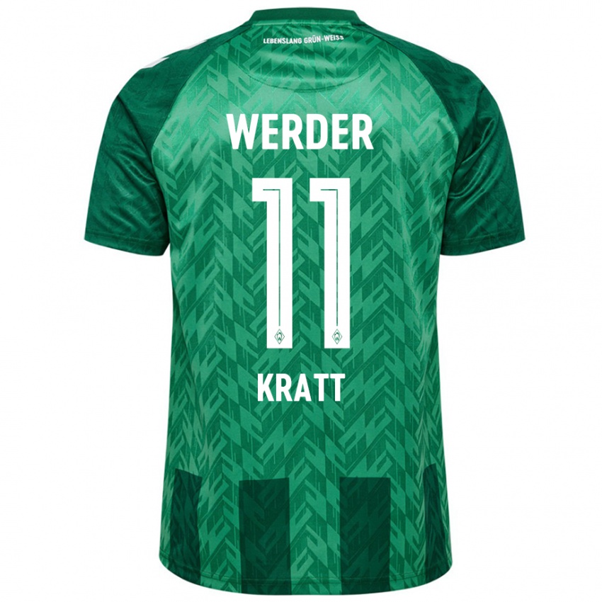 Kinderen Ronan Kratt #11 Groen Thuisshirt Thuistenue 2024/25 T-Shirt