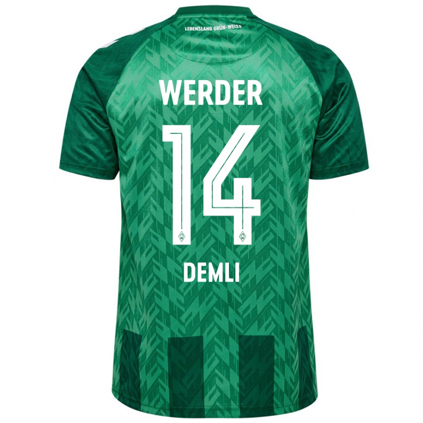 Kinderen Rezan Demli #14 Groen Thuisshirt Thuistenue 2024/25 T-Shirt