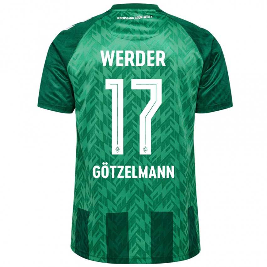 Kinderen Patrick Götzelmann #17 Groen Thuisshirt Thuistenue 2024/25 T-Shirt