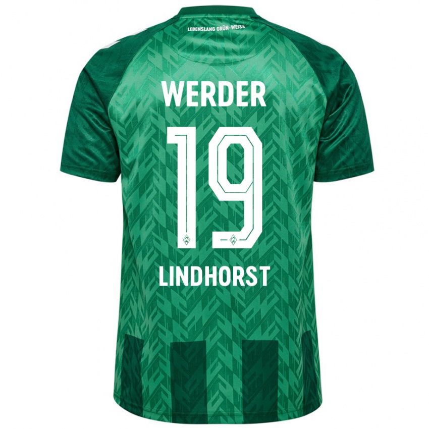 Kinderen Jerrit Lindhorst #19 Groen Thuisshirt Thuistenue 2024/25 T-Shirt