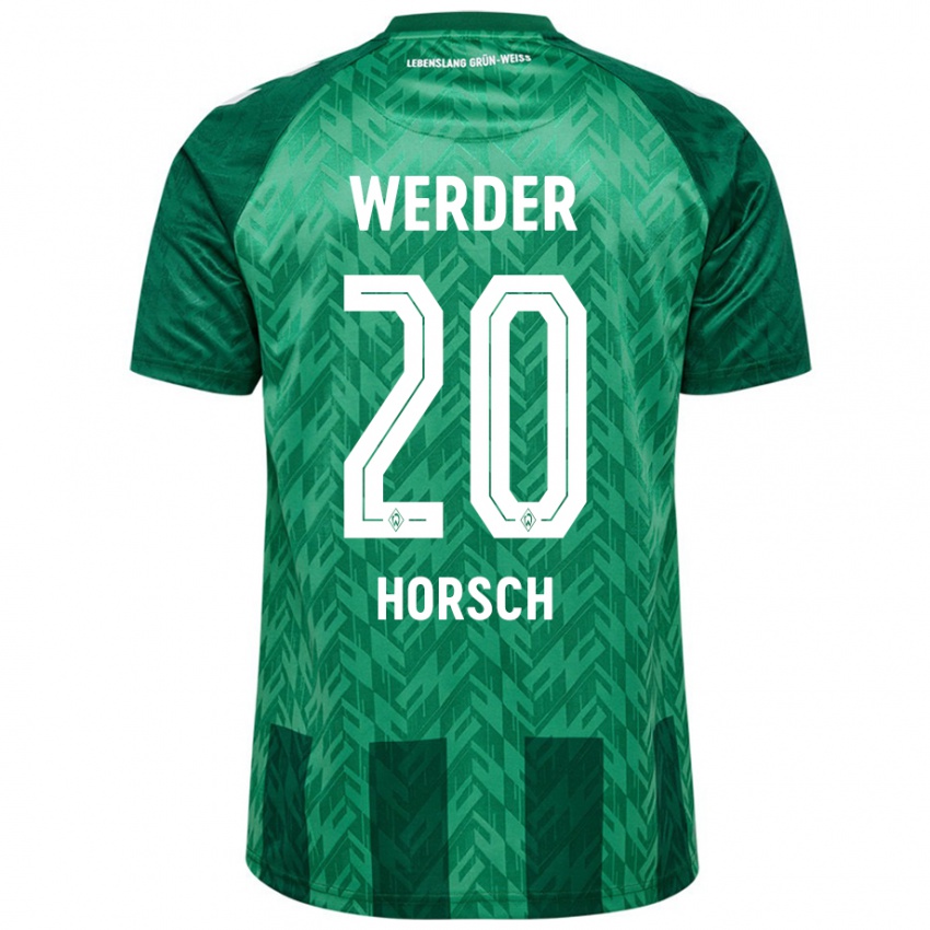 Kinderen Jonas Horsch #20 Groen Thuisshirt Thuistenue 2024/25 T-Shirt