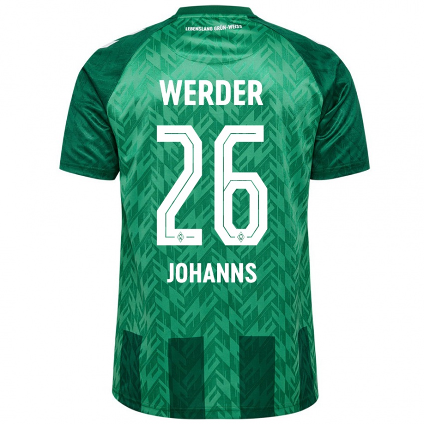 Kinderen Lennart Johanns #26 Groen Thuisshirt Thuistenue 2024/25 T-Shirt