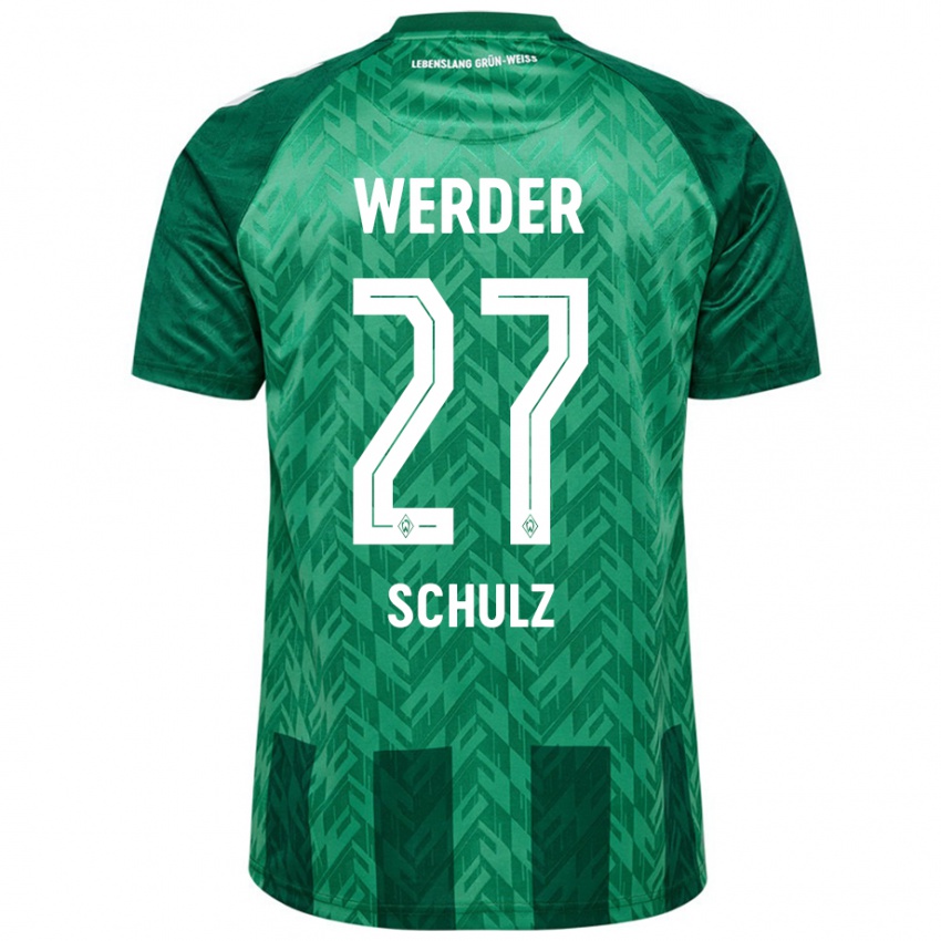 Kinderen Ole Schulz #27 Groen Thuisshirt Thuistenue 2024/25 T-Shirt