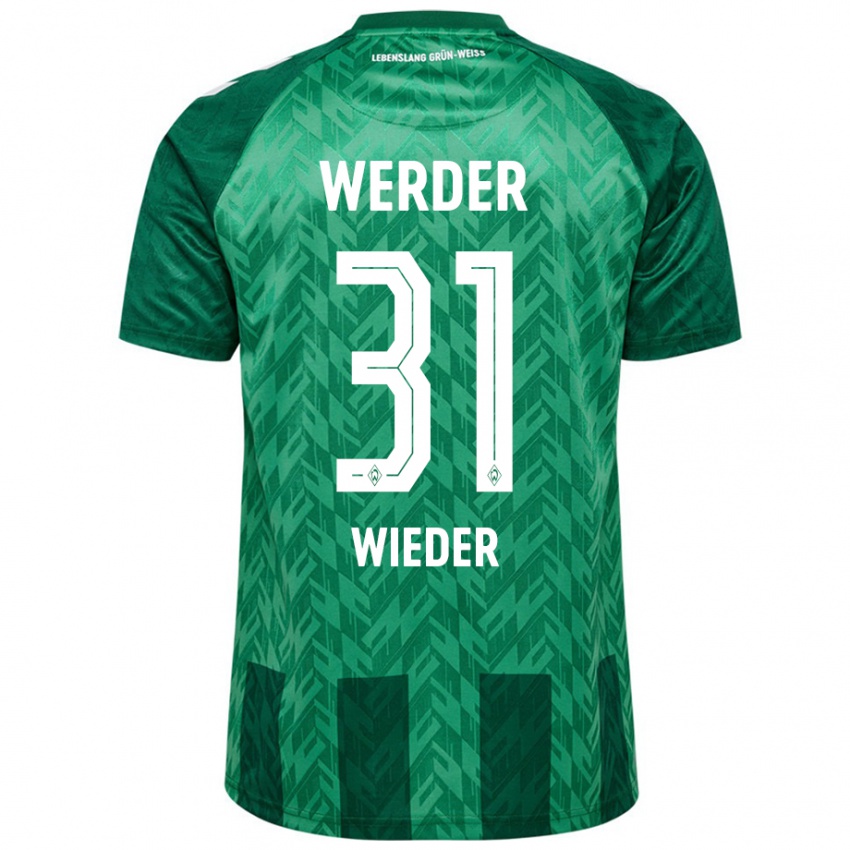 Kinderen Verena Wieder #31 Groen Thuisshirt Thuistenue 2024/25 T-Shirt