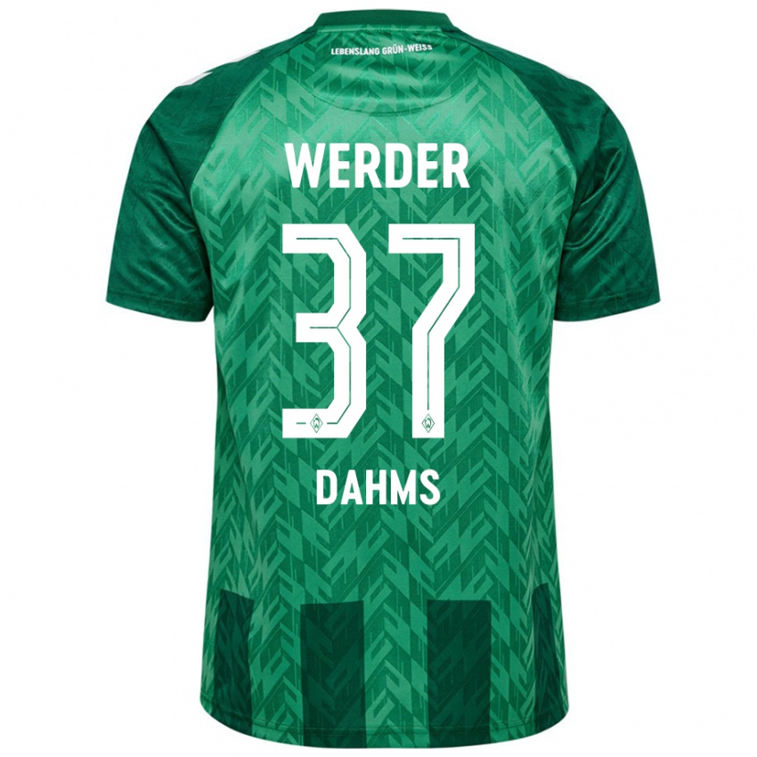 Kinderen Lena Dahms #37 Groen Thuisshirt Thuistenue 2024/25 T-Shirt