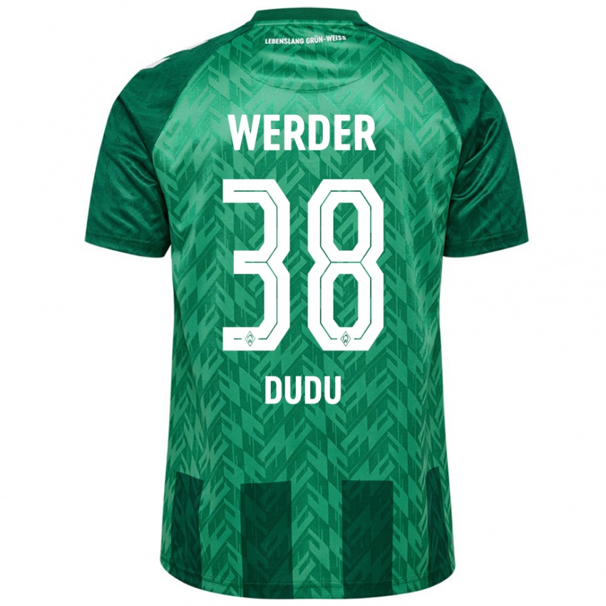 Kinderen Dudu #38 Groen Thuisshirt Thuistenue 2024/25 T-Shirt