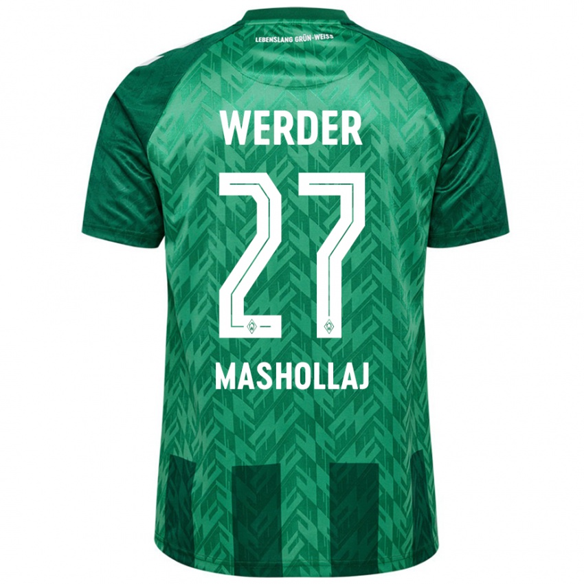 Kinderen Benjamin Mashollaj #27 Groen Thuisshirt Thuistenue 2024/25 T-Shirt