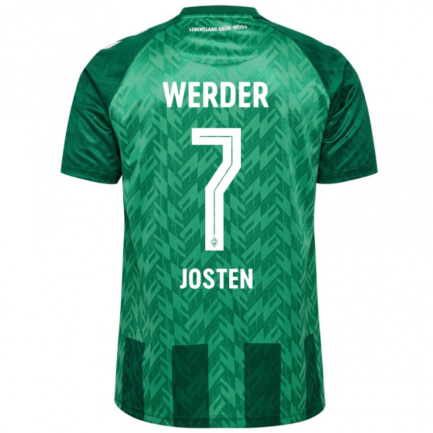 Kinderen Lisa Josten #7 Groen Thuisshirt Thuistenue 2024/25 T-Shirt