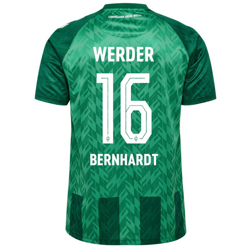 Kinderen Emilie Bernhardt #16 Groen Thuisshirt Thuistenue 2024/25 T-Shirt