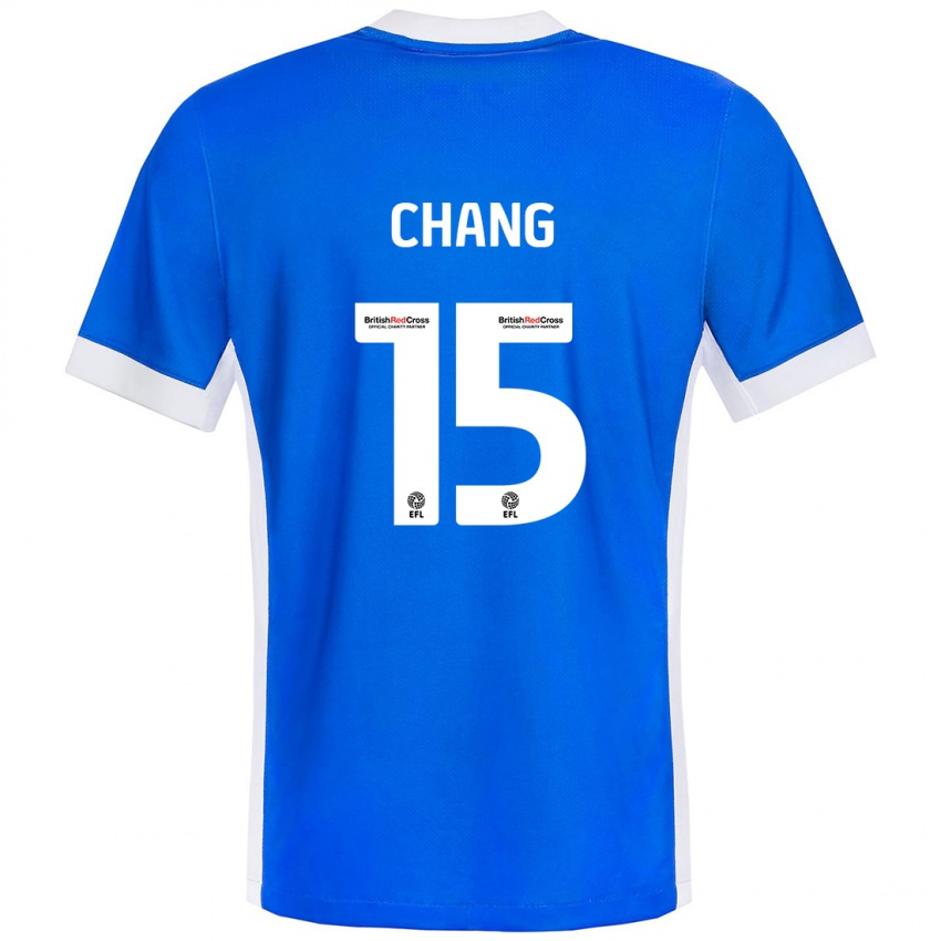 Kinderen Alfie Chang #15 Blauw Wit Thuisshirt Thuistenue 2024/25 T-Shirt