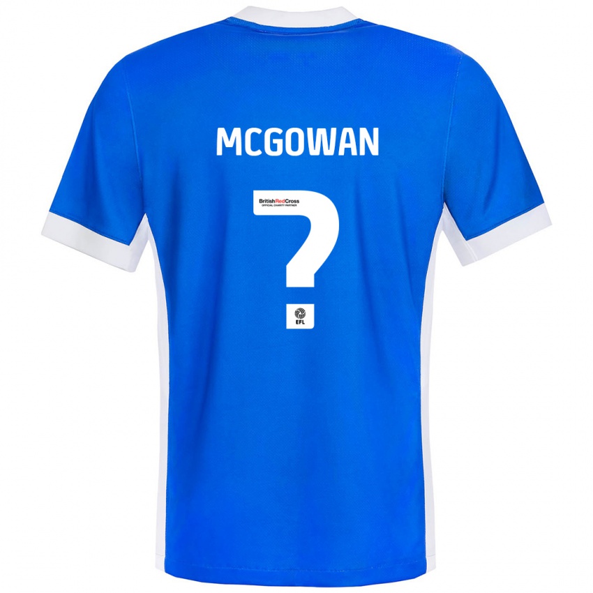 Kinderen Tegan Mcgowan #0 Blauw Wit Thuisshirt Thuistenue 2024/25 T-Shirt