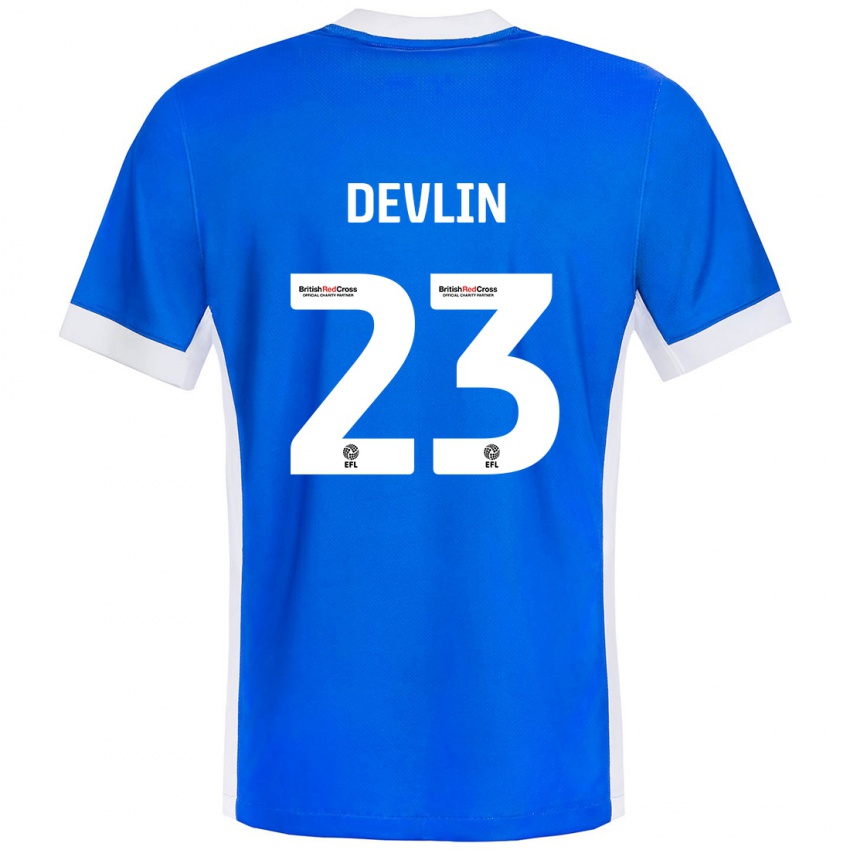 Kinderen Charlotte Devlin #23 Blauw Wit Thuisshirt Thuistenue 2024/25 T-Shirt