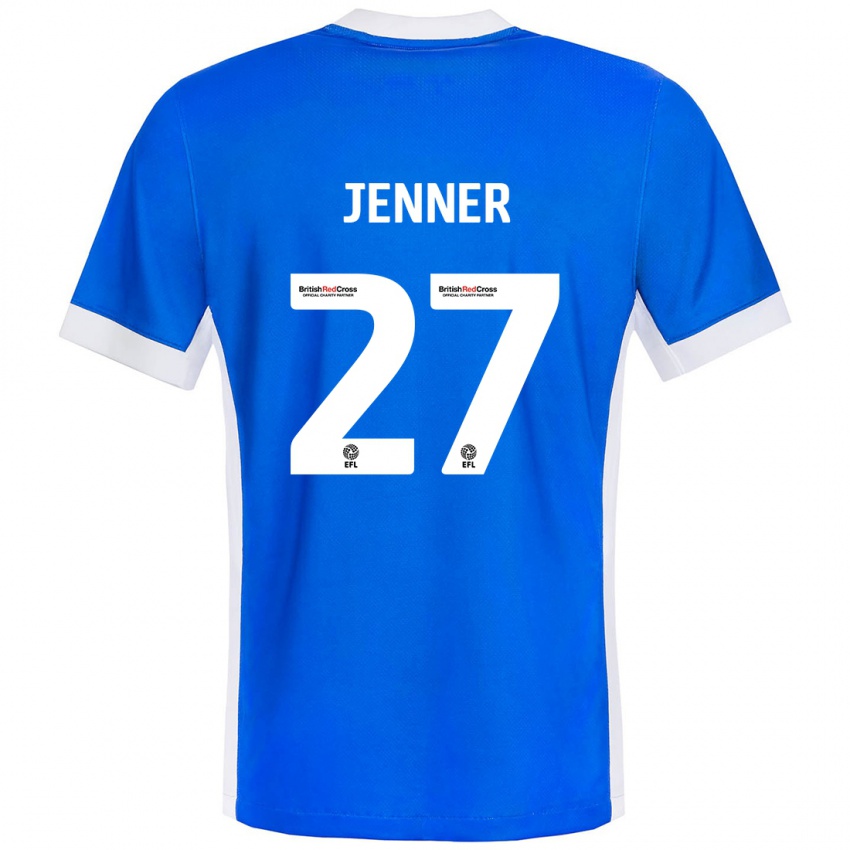 Kinderen Abbi Jenner #27 Blauw Wit Thuisshirt Thuistenue 2024/25 T-Shirt