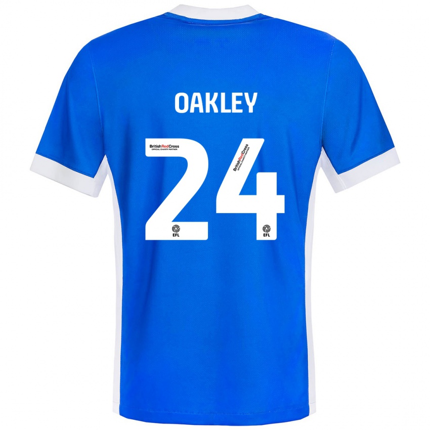 Kinderen Marcel Oakley #24 Blauw Wit Thuisshirt Thuistenue 2024/25 T-Shirt