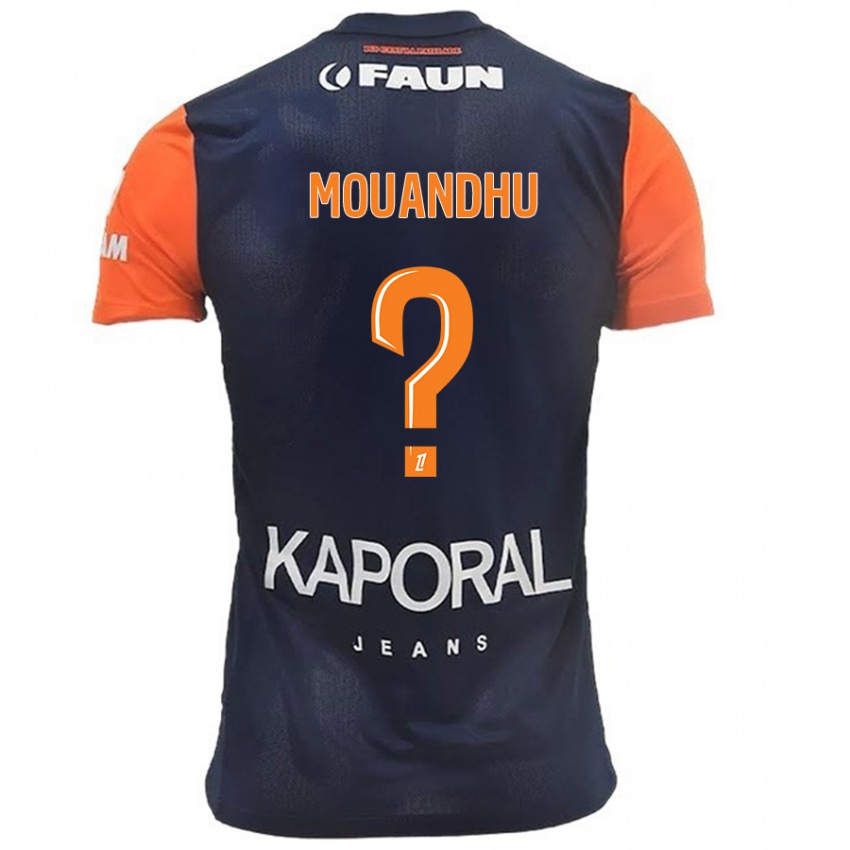 Kinderen Ali Mouandhu #0 Marineblauw Oranje Thuisshirt Thuistenue 2024/25 T-Shirt