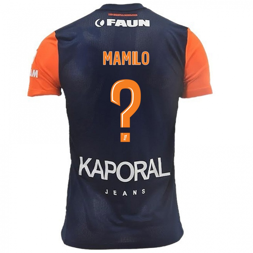 Kinderen Craig Mamilo #0 Marineblauw Oranje Thuisshirt Thuistenue 2024/25 T-Shirt