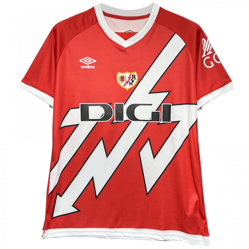 Kinderen Andrei Rațiu #2 Wit Rood Thuisshirt Thuistenue 2024/25 T-Shirt