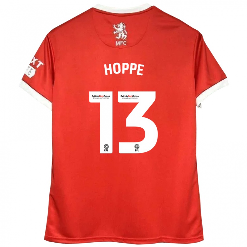 Kinderen Matthew Hoppe #13 Rood Wit Thuisshirt Thuistenue 2024/25 T-Shirt