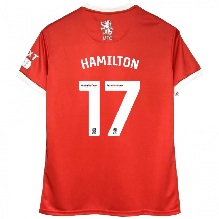 Kinderen Micah Hamilton #17 Rood Wit Thuisshirt Thuistenue 2024/25 T-Shirt