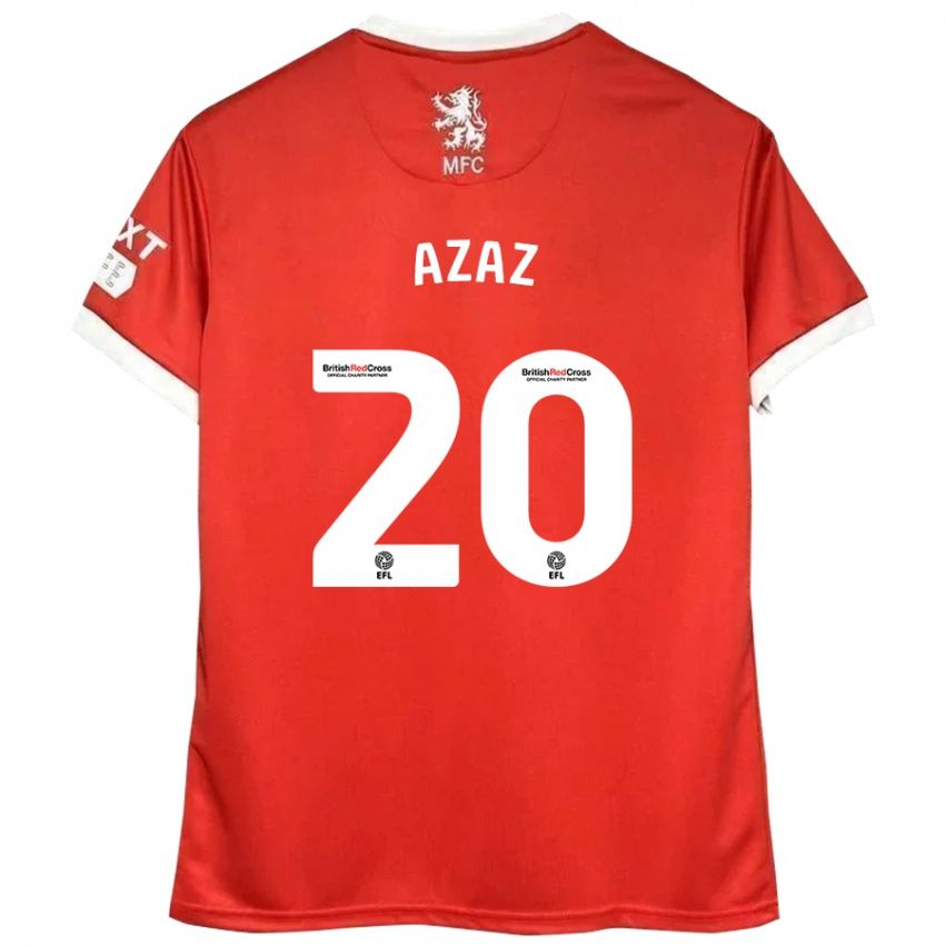 Kinderen Finn Azaz #20 Rood Wit Thuisshirt Thuistenue 2024/25 T-Shirt