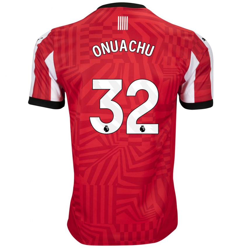 Kinderen Paul Onuachu #32 Rood Wit Thuisshirt Thuistenue 2024/25 T-Shirt