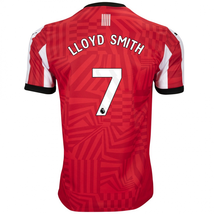 Kinderen Lexi Lloyd-Smith #7 Rood Wit Thuisshirt Thuistenue 2024/25 T-Shirt