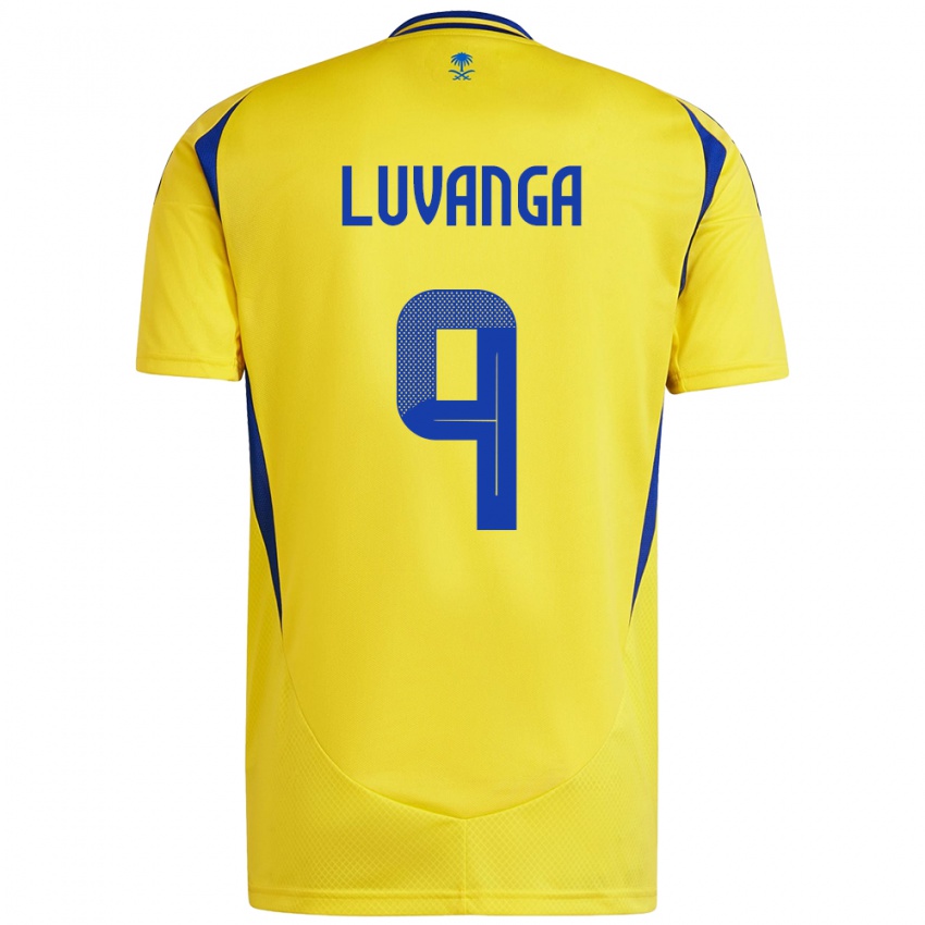 Kinderen Clara Luvanga #9 Geel Blauw Thuisshirt Thuistenue 2024/25 T-Shirt