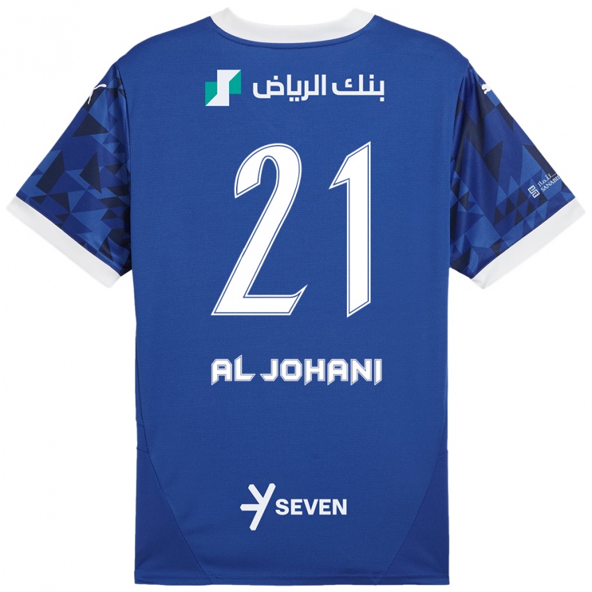 Kinderen Joury Al-Johani #21 Donkerblauw Wit Thuisshirt Thuistenue 2024/25 T-Shirt