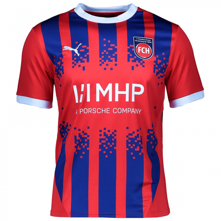 Kinderen Denis Thomalla #11 Rood Blauw Thuisshirt Thuistenue 2024/25 T-Shirt