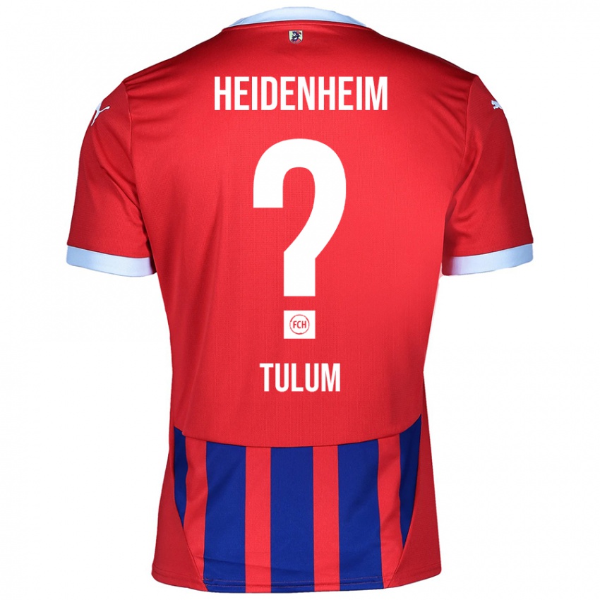 Kinderen Melih Tulum #0 Rood Blauw Thuisshirt Thuistenue 2024/25 T-Shirt