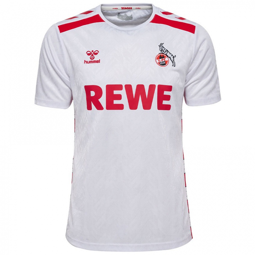 Kinderen Luca Waldschmidt #9 Wit Rood Thuisshirt Thuistenue 2024/25 T-Shirt