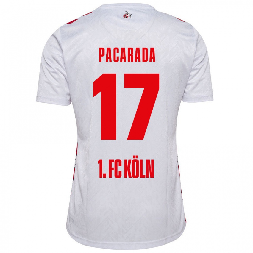 Kinderen Leart Paçarada #17 Wit Rood Thuisshirt Thuistenue 2024/25 T-Shirt