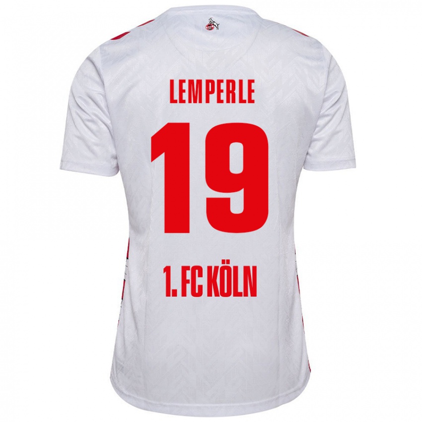 Kinderen Tim Lemperle #19 Wit Rood Thuisshirt Thuistenue 2024/25 T-Shirt