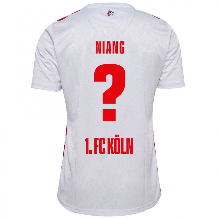 Kinderen Youssoupha Niang #0 Wit Rood Thuisshirt Thuistenue 2024/25 T-Shirt