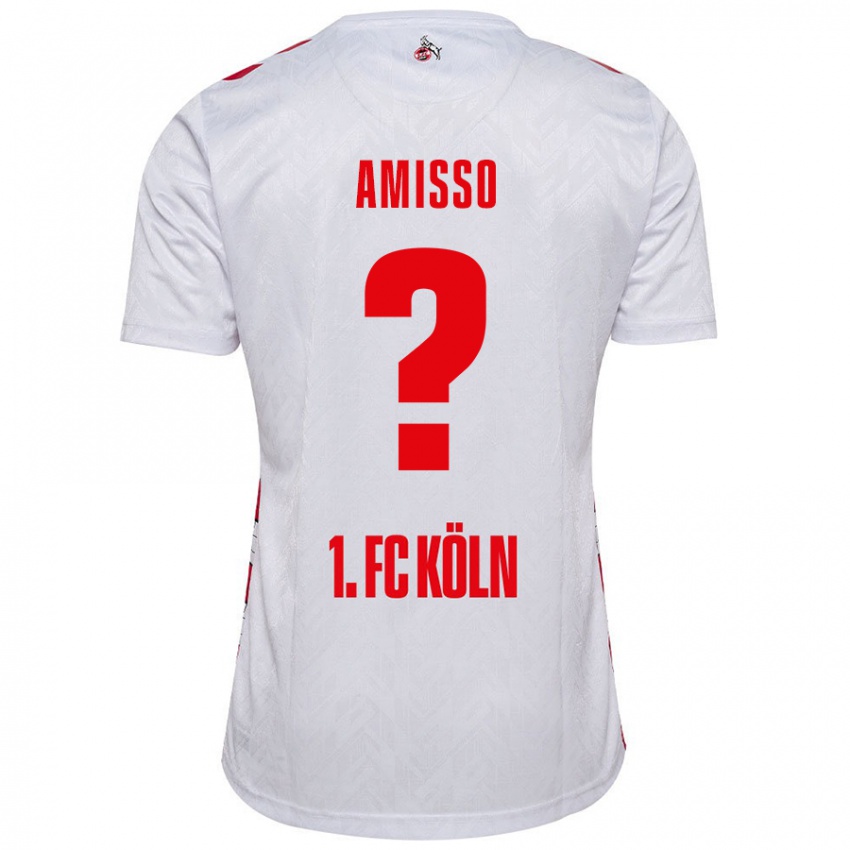 Kinderen Gabriel Amisso #0 Wit Rood Thuisshirt Thuistenue 2024/25 T-Shirt