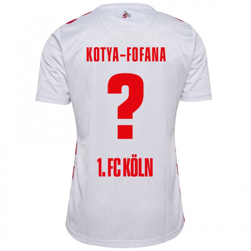 Kinderen Assad Kotya-Fofana #0 Wit Rood Thuisshirt Thuistenue 2024/25 T-Shirt