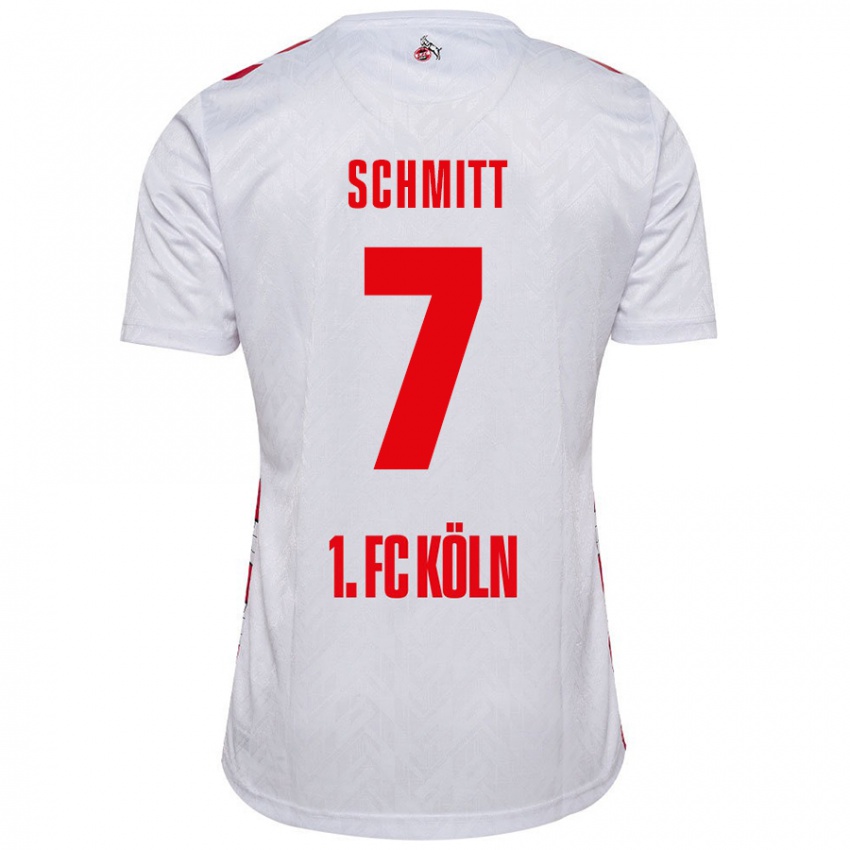 Kinderen Oliver Schmitt #7 Wit Rood Thuisshirt Thuistenue 2024/25 T-Shirt