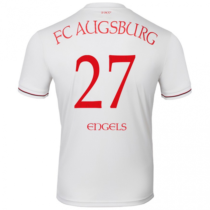 Kinderen Arne Engels #27 Wit Thuisshirt Thuistenue 2024/25 T-Shirt