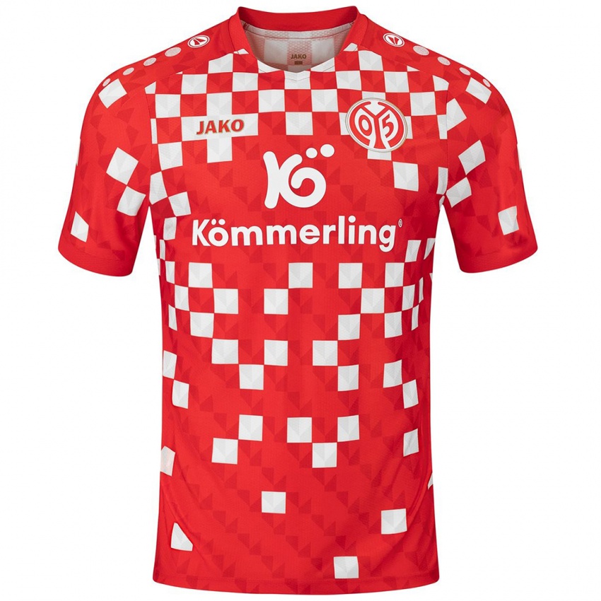 Kinderen Raúl König #0 Wit Rood Thuisshirt Thuistenue 2024/25 T-Shirt