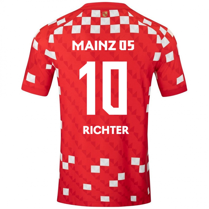 Kinderen Marco Richter #10 Wit Rood Thuisshirt Thuistenue 2024/25 T-Shirt